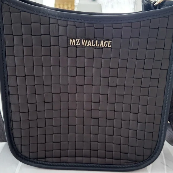 MZ WALLACE NEW MAGNET WOVEN BOX CROSSBODY BAG - Picture 7 of 16